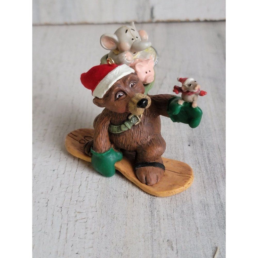 Hallmark 2008 Nick Christopher up for fun snowboarding ornament‎ Xmas